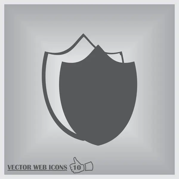 Vektorschild-Websymbol — Stockvektor