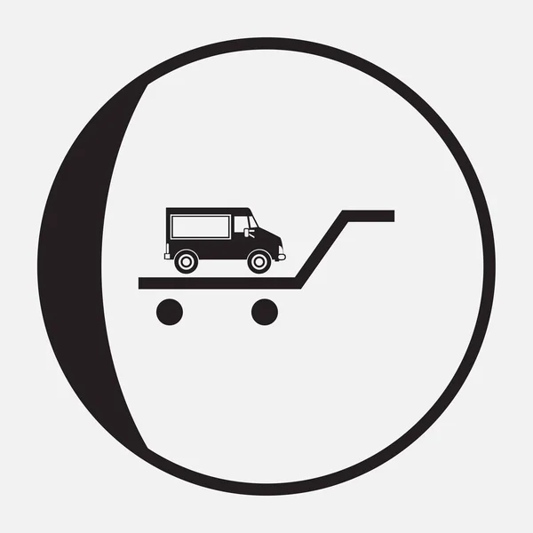 Vettore auto web Icona — Vettoriale Stock