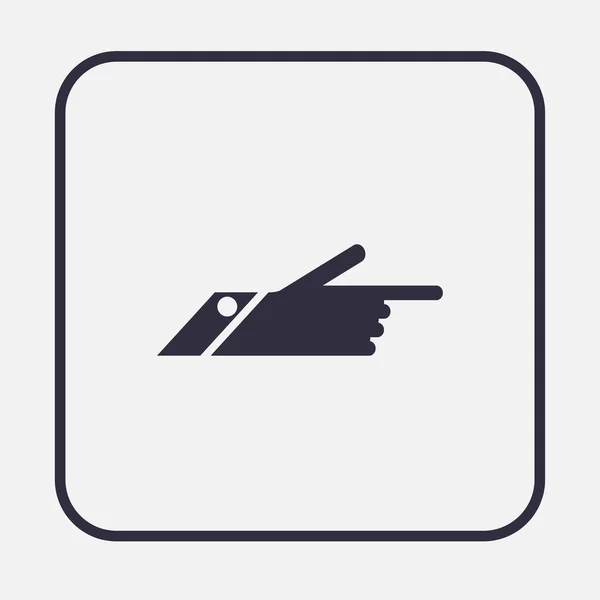 Web-Ikone Hand mit Daumen — Stockvektor