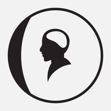 Kafa vektör web simgesi