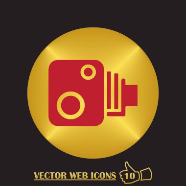 Sinema kamera web simgesi