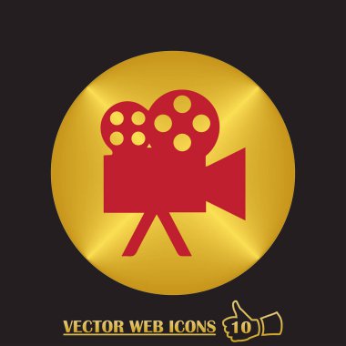 Sinema kamera web simgesi