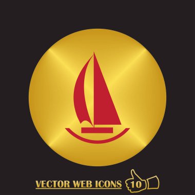 Vektör yelkende simgesi