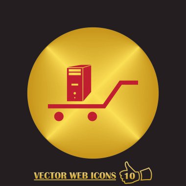 Bilgisayar web tasarım simgesi