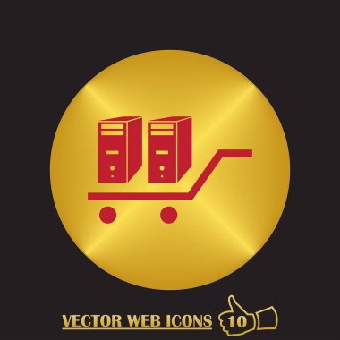 Bilgisayar web tasarım simgesi