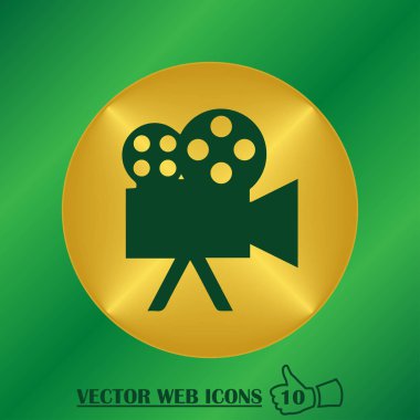 Sinema kamera web simgesi