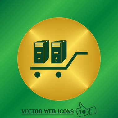 Bilgisayar web tasarım simgesi