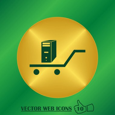 Bilgisayar web tasarım simgesi