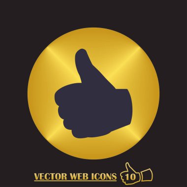 Vektör başparmağı simgesi