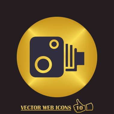 Sinema kamera web simgesi