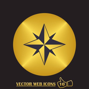 Pusula web simge vektör