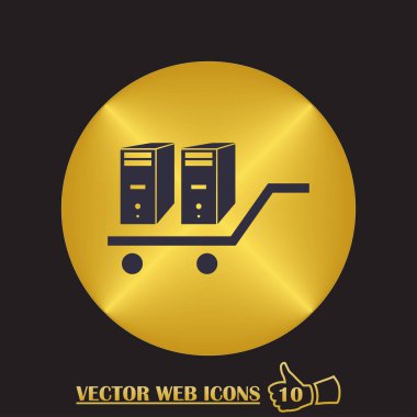 Bilgisayar web tasarım simgesi