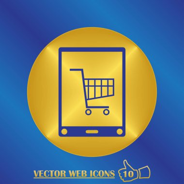 Smartphone Simgesi, vektör illüstrasyonu