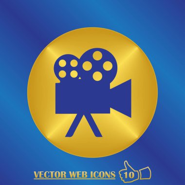 Sinema kamera web simgesi