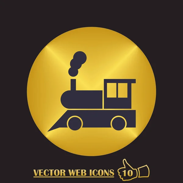 Tren icono vector ilustración. — Vector de stock