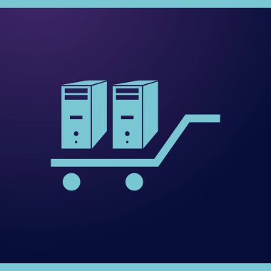 Bilgisayar kutsal kişilerin resmi. Web tasarım stili