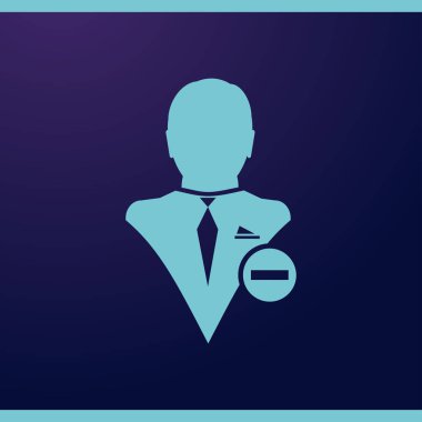 Kişi simgesi kaldırın. Web tasarım stili