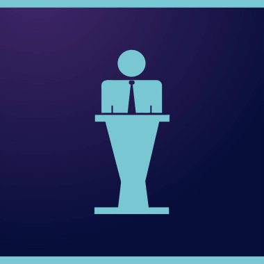 Adam profil simge vektör