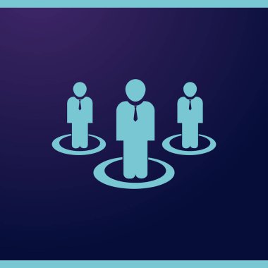 insanlar web vektör simgesi.