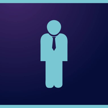 Adam profil simge vektör