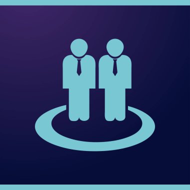 insanlar web vektör simgesi.