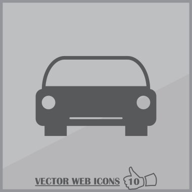 Araba web tasarım stili. vektör simgesi
