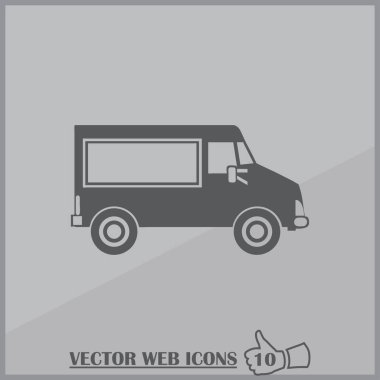 Araba web tasarım stili. vektör simgesi