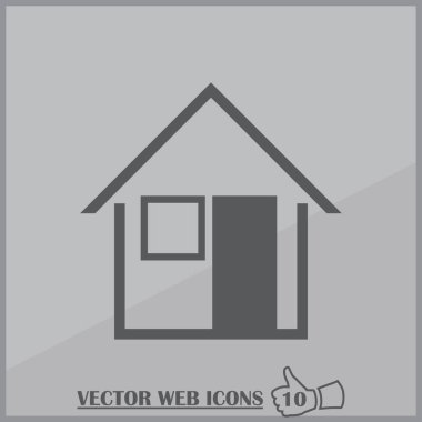 Ev web tasarım stili. vektör simgesi