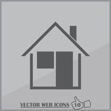 Ev web tasarım stili. vektör simgesi