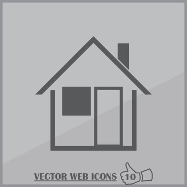 Ev web tasarım stili. vektör simgesi