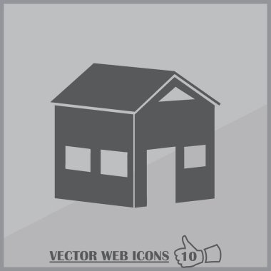 Ev web tasarım stili. vektör simgesi