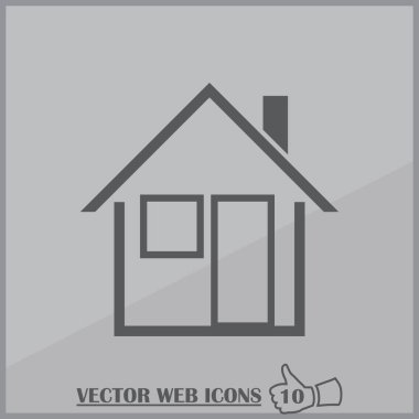 Ev web tasarım stili. vektör simgesi