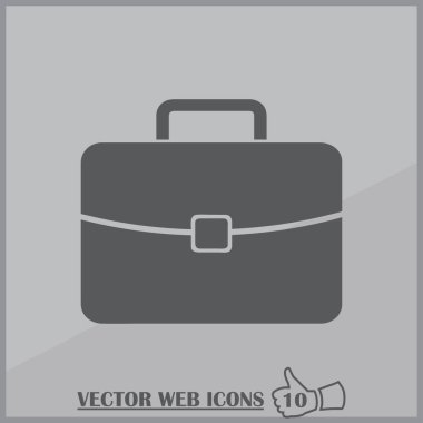 Bagaj web tasarım stili. vektör simgesi