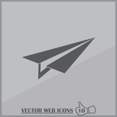 Uçak simgesi, uçak simge vektör, uçak simge görüntüsü