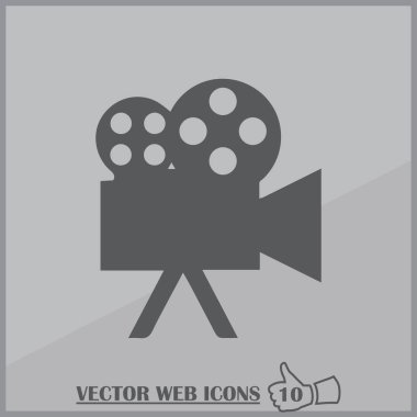 video kamera vektör simgesi