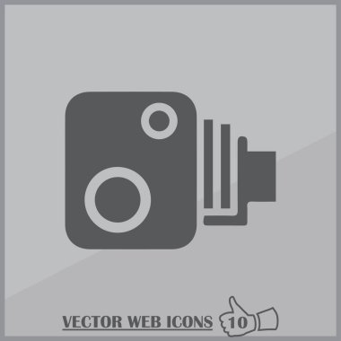 video kamera vektör simgesi