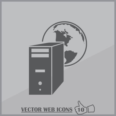 dizüstü web vektör simgesi