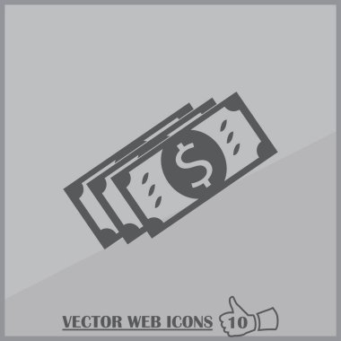 Vektör para web simgesi