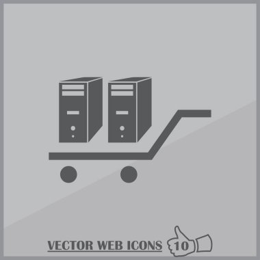 Bilgisayar kutsal kişilerin resmi. Web tasarım stili