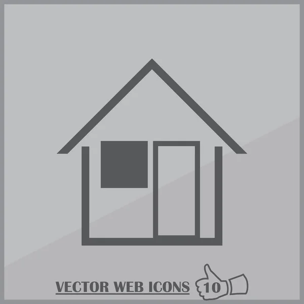 Haus Webdesign-Stil. Vektorsymbol — Stockvektor