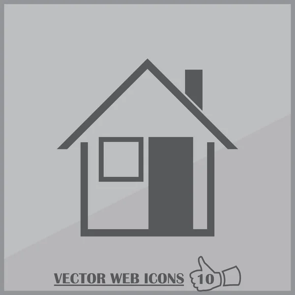 Haus Webdesign-Stil. Vektorsymbol — Stockvektor