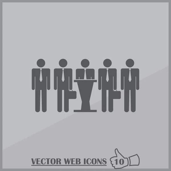 People web vector Icon. — Stock Vector