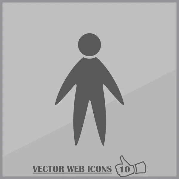 Profil vectoriel homme Icône — Image vectorielle
