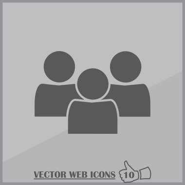 insanlar web vektör simgesi.