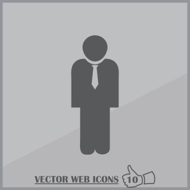 Adam profil simge vektör