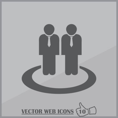 insanlar web vektör simgesi.