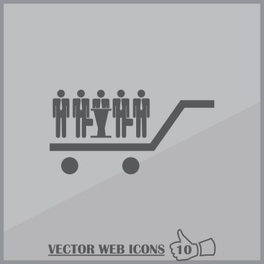 insanlar web vektör simgesi.