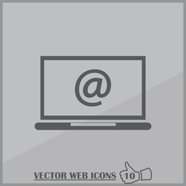 bir dizüstü bilgisayarda e- posta zarfı gönder