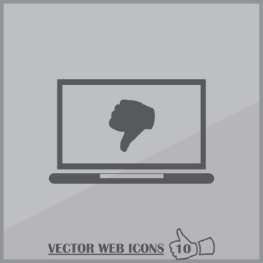 Aksine dizüstü el işaretiyle