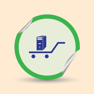 Bilgisayar kutsal kişilerin resmi. Web tasarım stili